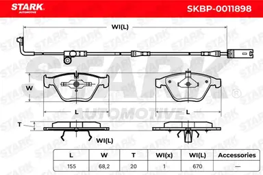 JUEGO DE PASTILLAS DE FRENO