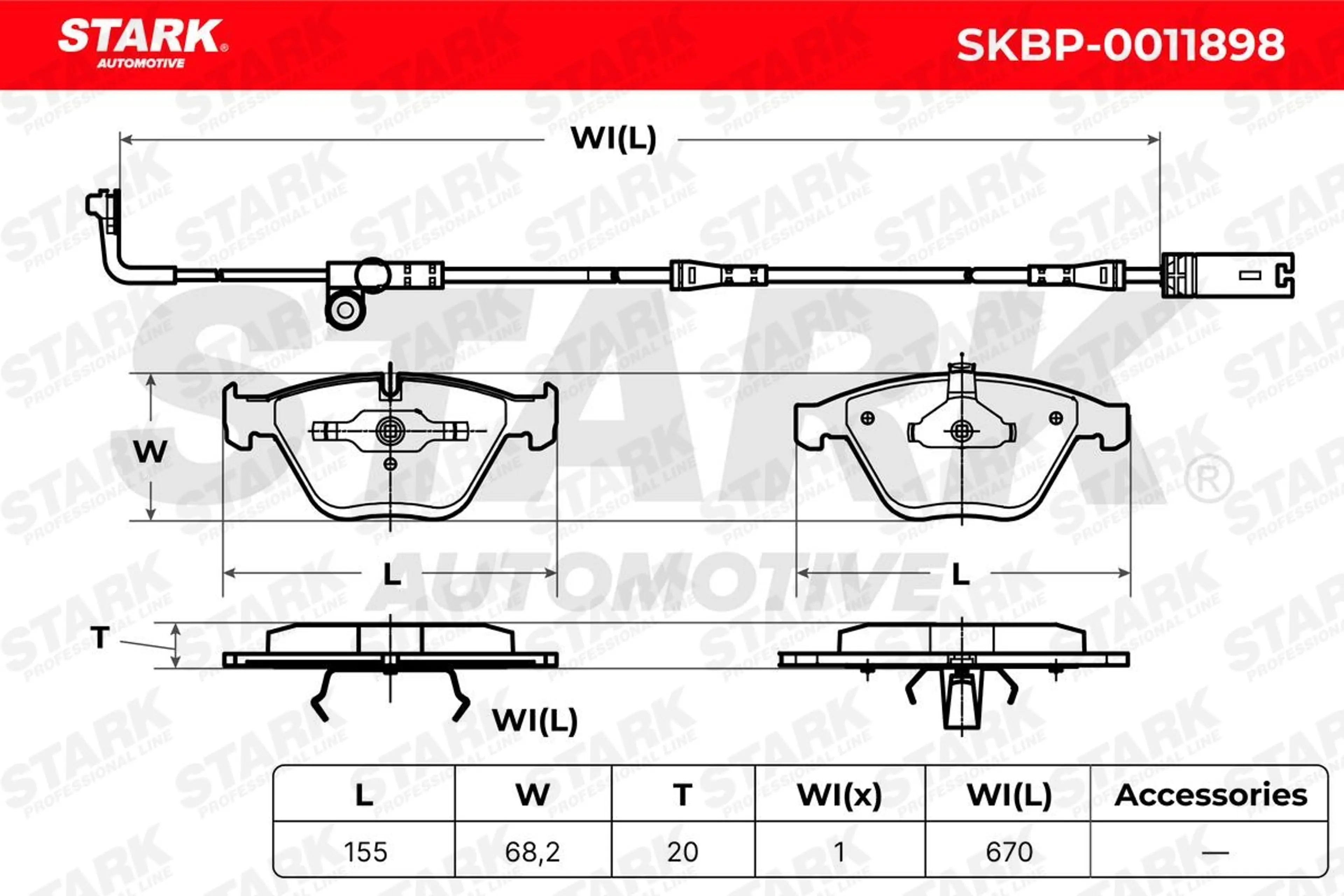 JUEGO DE PASTILLAS DE FRENO