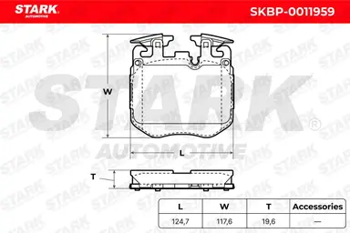 JUEGO DE PASTILLAS DE FRENO