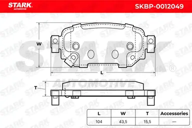 JUEGO DE PASTILLAS DE FRENO