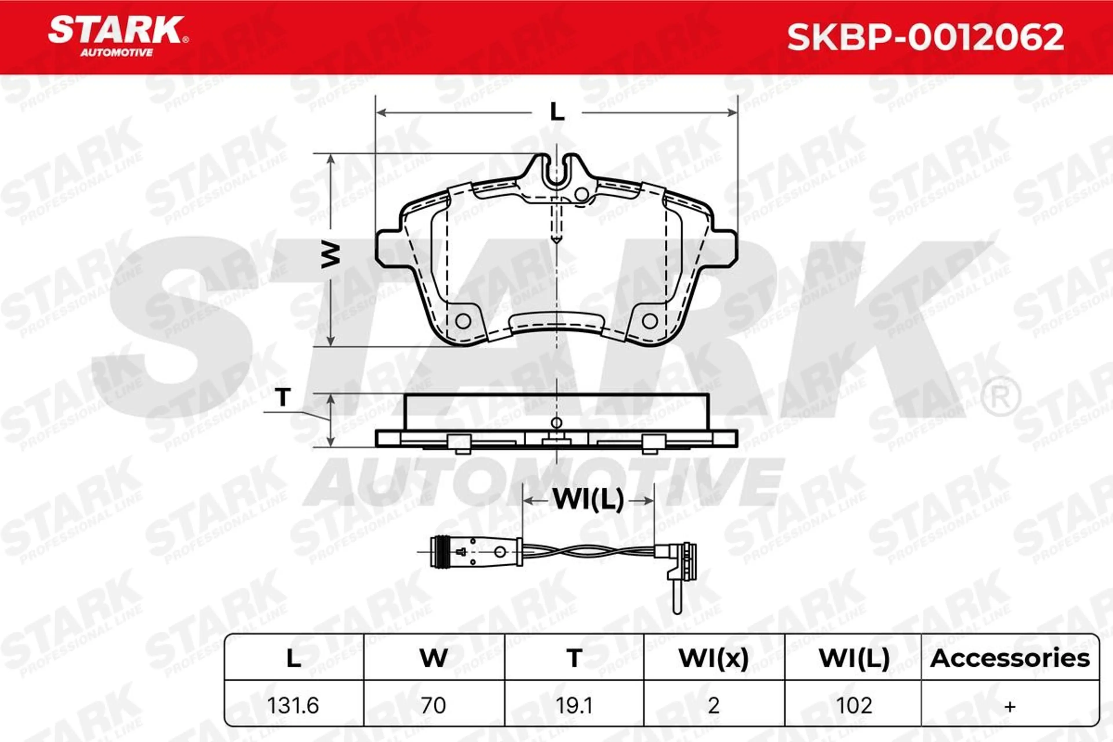JUEGO DE PASTILLAS DE FRENO