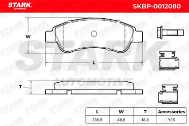 JUEGO DE PASTILLAS DE FRENO