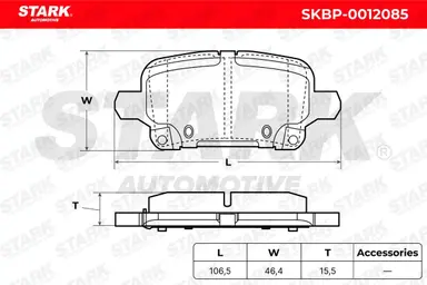 JUEGO DE PASTILLAS DE FRENO