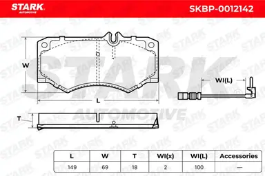 JUEGO DE PASTILLAS DE FRENO