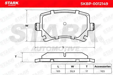 JUEGO DE PASTILLAS DE FRENO