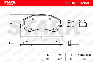 JUEGO DE PASTILLAS DE FRENO