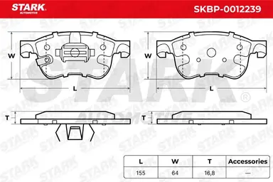 JUEGO DE PASTILLAS DE FRENO