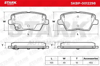 JUEGO DE PASTILLAS DE FRENO