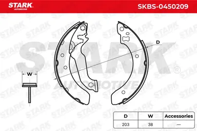JUEGO DE ZAPATAS DE FRENOS