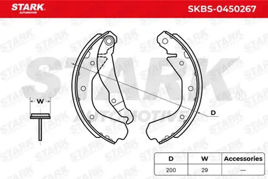JUEGO DE ZAPATAS DE FRENOS