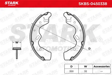 JUEGO DE ZAPATAS DE FRENOS