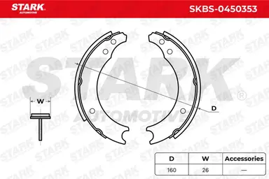 JUEGO DE ZAPATAS DE FRENOS