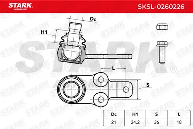 RÓTULA DE SUSPENSIÓN/CARGA