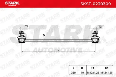 TRAVESAÑOS/BARRAS, ESTABILIZADOR