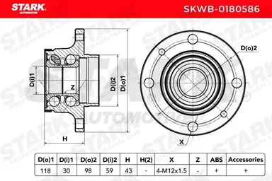 JUEGO DE COJINETE DE RUEDA